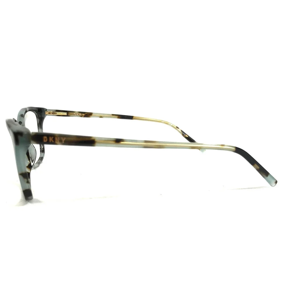 DKNY Eyeglasses Frames DK5013 320 Teal Tortoise Cat Eye Full Rim 52-17-135